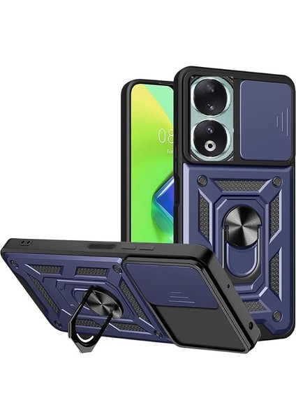 Honor 90 5g ile Uyumlu Kılıf Magnetik Standlı Kamera Korumalı Sürgülü Kapak indirimleri