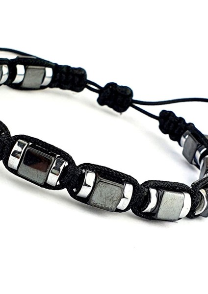 Hematit Taşlı El.işi Tasarım Şambala Erkek Bileklik fiyatları