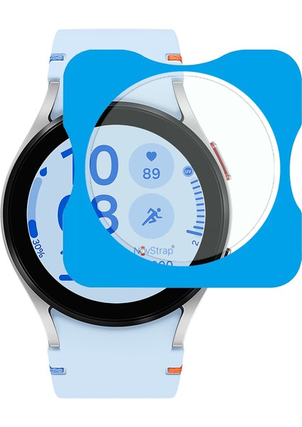 Samsung Galaxy Watch 7 Fe 40MM ile Uyumlu Ekran Koruyucu Temperli Cam Uygulama Aparatlı