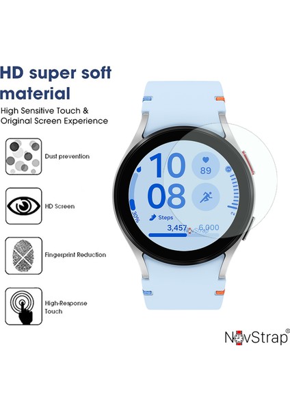Samsung Galaxy Watch 7 Fe 40MM ile Uyumlu Ekran Koruyucu Temperli Cam Uygulama Aparatlı fırsatları