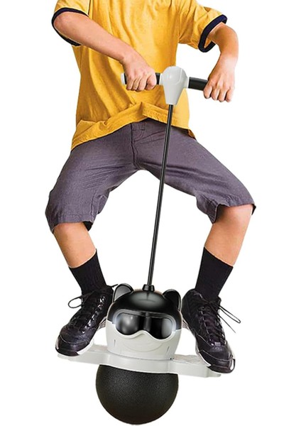 Eğlenceli Çocuk Zıplama Topu Sevimli Tasarım Ergonomik Tutma Kolu ve Dayanıklı Malzeme Denge Topu