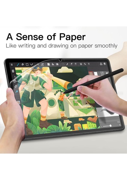 Xiaomi Redmi Pad Se 8.7 Inç ile Uyumlu Paperlike Kağıt Hissi Yazım Çizim Ekran Koruyucu Film