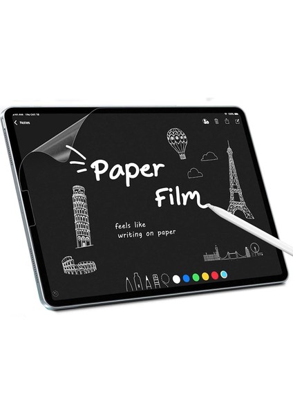 Xiaomi Redmi Pad Se 8.7 Inç ile Uyumlu Paperlike Kağıt Hissi Yazım Çizim Ekran Koruyucu Film