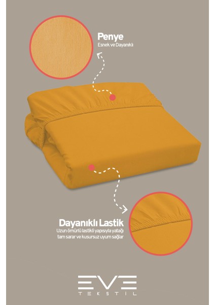Fitted Penye Kumaş Çift Kişilik Lastikli Çarşaf fiyatları