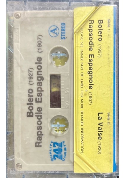 Maurice Ravel Bolero Classic Kaset fiyatları