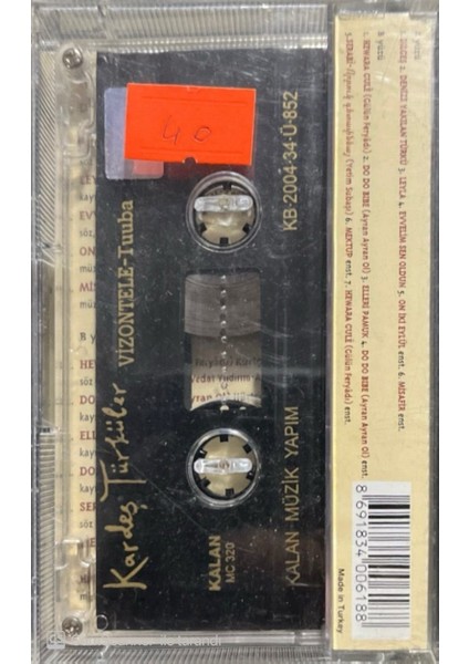 Kardeş Türküler Vizontele Tuuba Kaset