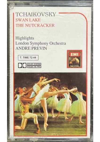 Tchaikovsky Svan Lake The Nutcracker Classic Kaset
