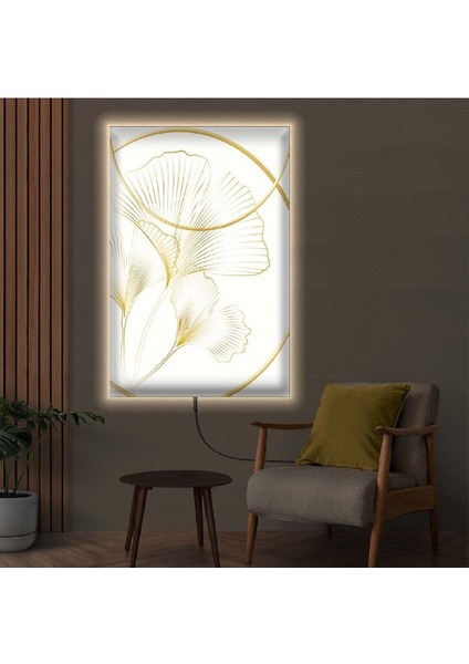Ledli 50x70 Modern Çizim Kanvas Tablo