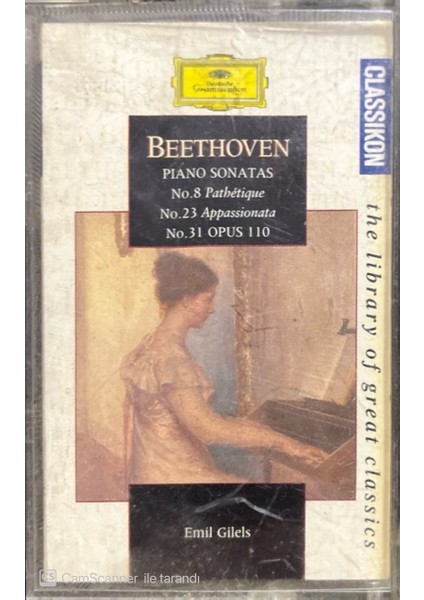 Beethoven Piano Sonatas Classic Kaset