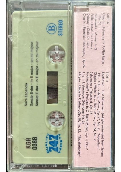 Greatest Hits The Piano Classic Kaset
