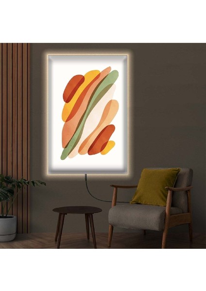 Ledli 90x60 Modern Çizim Kanvas Tablo