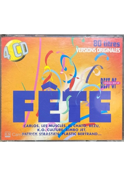 Best of Fete 80 Titres 4 CD