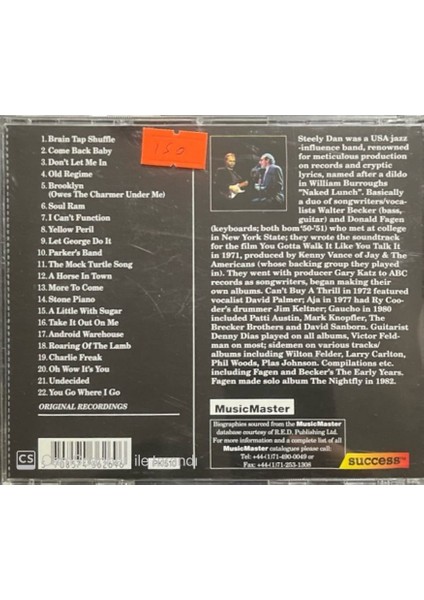 Becker - Fagen The Early Years CD fiyatları