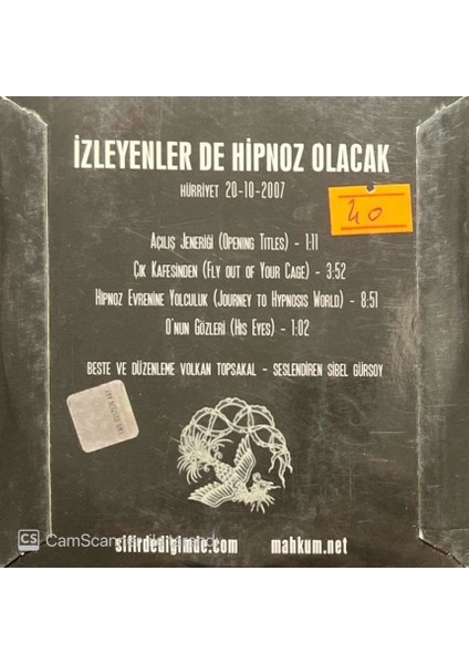 Sıfır Dediğimde Sakinleş Sadece Sesime Kulak Ver CD