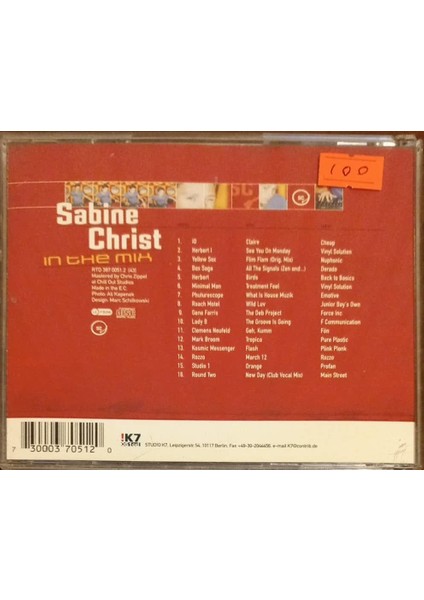 Sabine Christ – In the Mix CD