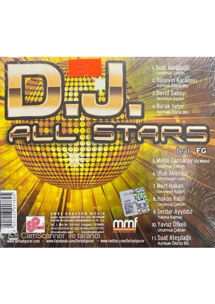 D.j. All Stars Feat Fg CD fiyatları