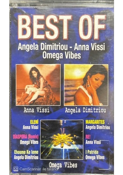The Best Of Angela Dimitriou Anna Vissi Omega Vibes Kaset