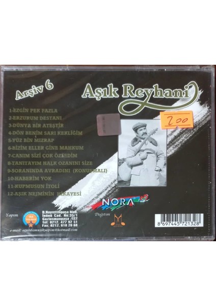 Aşık Reyhani - Arşiv 6 CD fiyatları