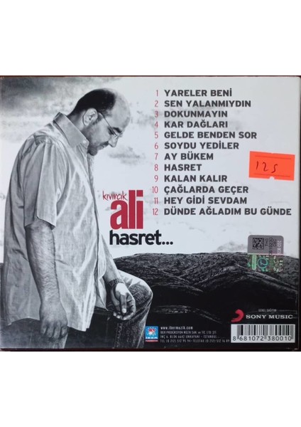 Kıvırcık Ali – Hasret CD