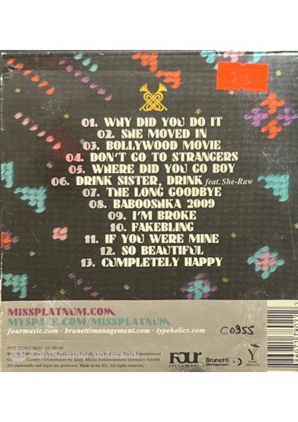 Miss Platnum – The Sweetest Hangover CD fiyatları