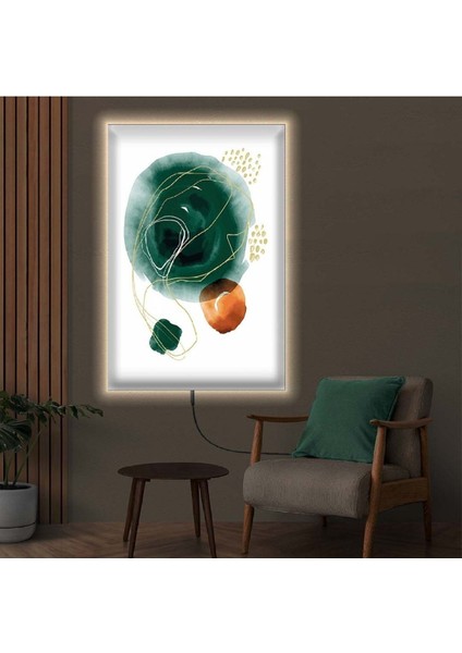 Ledli 50x70 Modern Çizim Kanvas Tablo