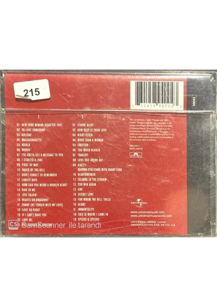 Bee Gees Their Greatest The Record Double Kaset fiyatları