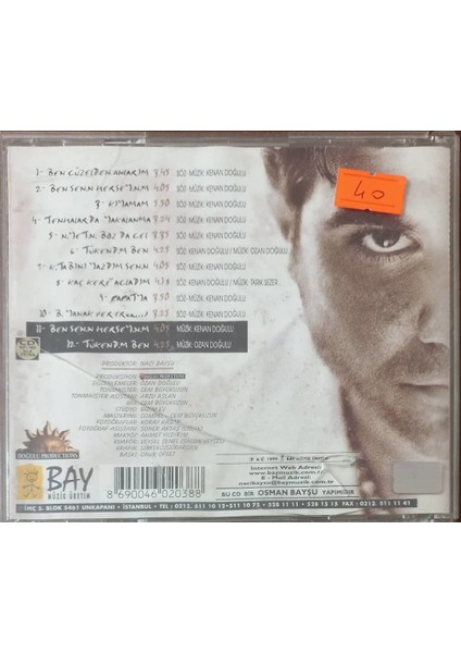 Kenan Doğulu – Ben Senin Her Şeyinim CD