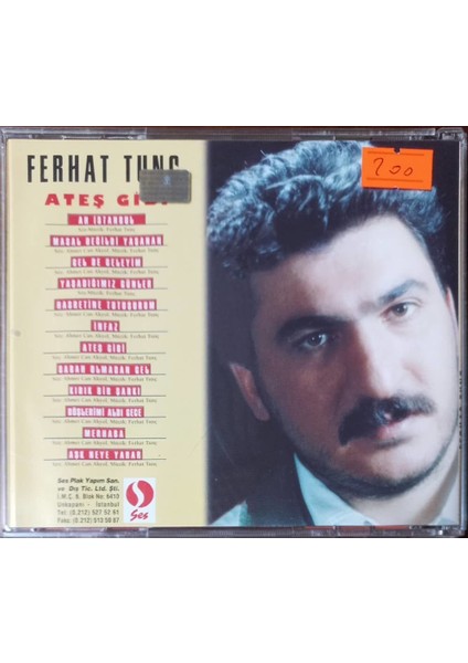 Ferhat Tunç – Ateş Gibi CD