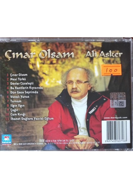 Ali Asker - Çınar Olsam CD