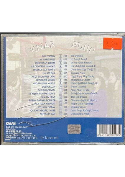 Anadolu Ermeni Halk Müziği Knar Plur CD fiyatları