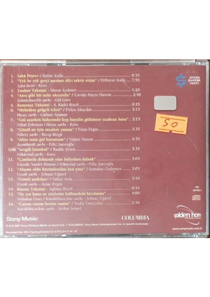 Kadın Bestekarlar 1 CD fiyatları