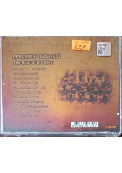Efelerin Tezenesi - The Soul of the Efes CD fiyatları