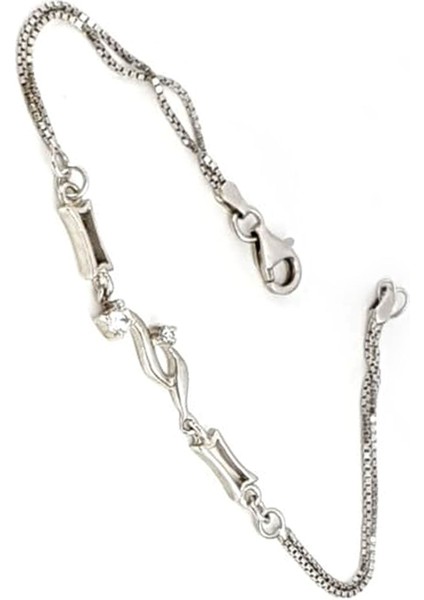 İtalyan tasarımı zirkon taş detaylı gümüş bileklik fiyatları