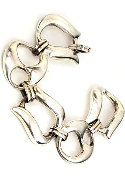 İtalyan tasarımı gümüş lüks bileklik