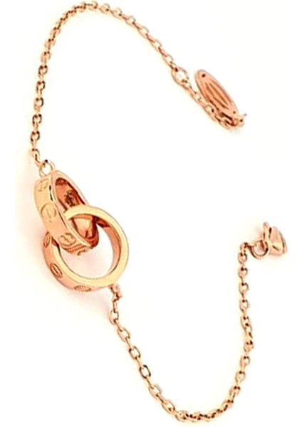 İtalyan tasarımı gümüş rose bileklik fiyatları