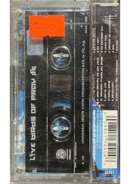 Live Birds Of Pray Kaset