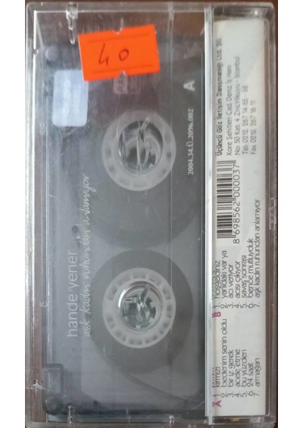 Hande Yener Aşk Kadın Ruhundan Anlamıyor Kaset