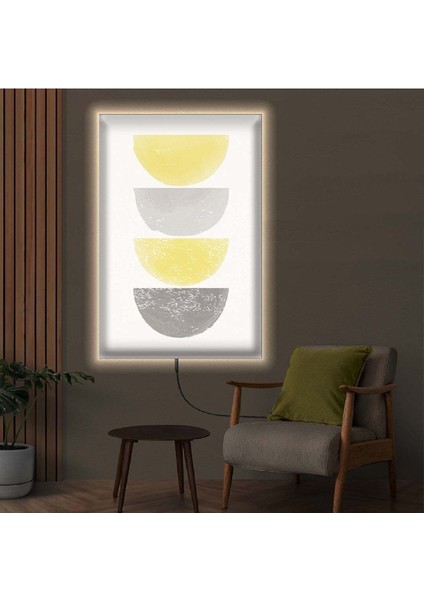 Ledli 50x70 Modern Çizim Kanvas Tablo