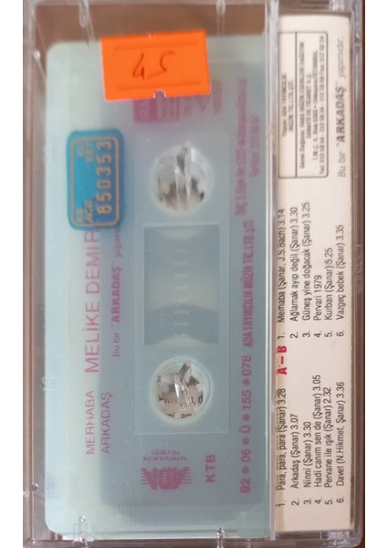Melike Demirağ Merhaba Arkadaş Kaset