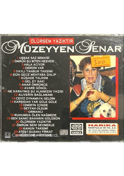Müzeyyen Senar – Ölürsem Yazıktır Sarı Bandrollü CD fiyatları