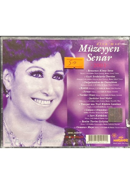 Diva'mız Müzeyyen Senar - En Son Okuduklarım CD