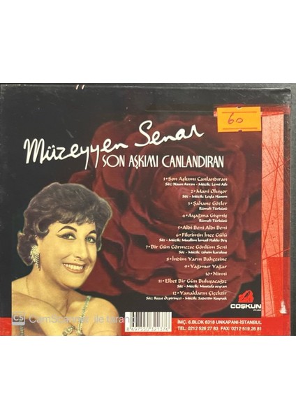 Müzeyyen Senar – Son Aşkımı Canlandıran CD