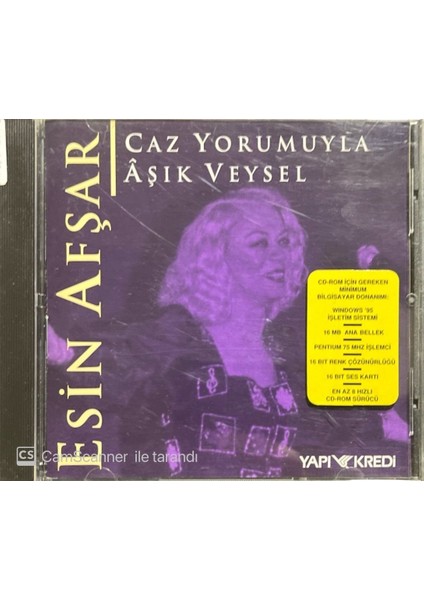 Esin Afşar – Caz Yorumlarıyla Aşık Veysel Sarı Bandrollü CD