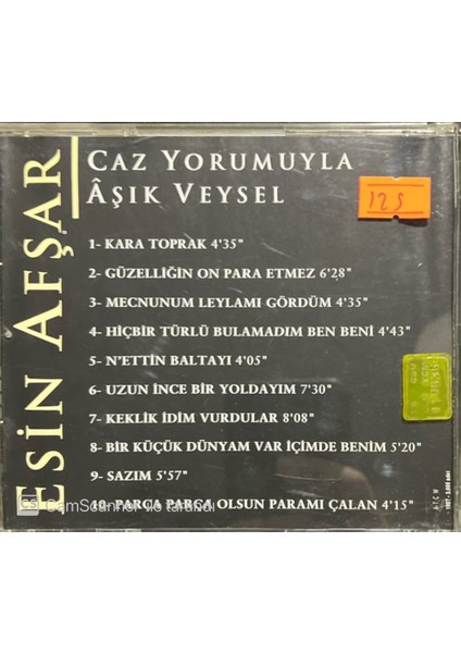 Esin Afşar – Caz Yorumlarıyla Aşık Veysel Sarı Bandrollü CD