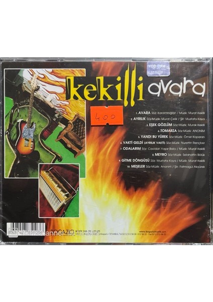 Kekilli – Avara CD