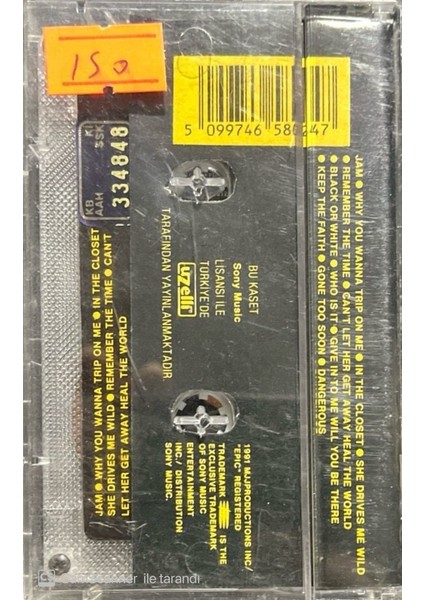 Michael Jackson Dangerous Kaset