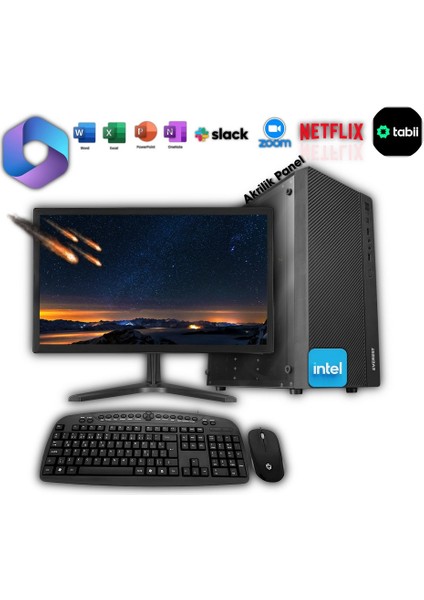 Evo0725 İ3 2.Nesil 8Gb Ram 256Gb Ssd "19.5 Masaüstü Bilgisayar