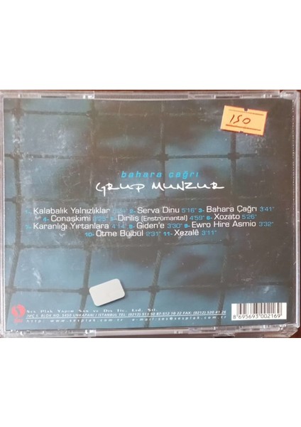 Grup Munzur – Bahara Çağrı CD