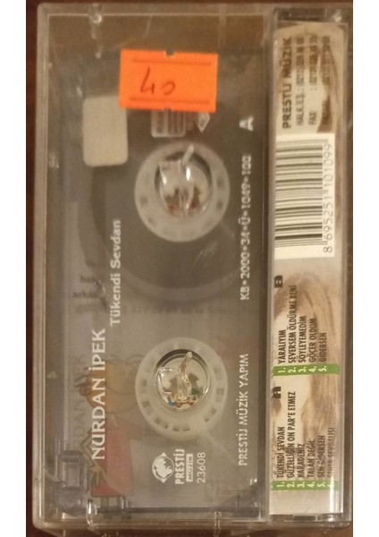 Nurdan Ipek Tükendi Sevdan Kaset fiyatları