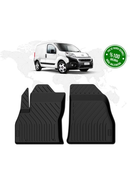 Fa Otomotiv Fiat Fiorino Panelvan 4d Havuzlu Paspas (Ön 2 Parça) 2008 Model ve Sonrası